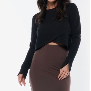 Bae The Label - Cross Your Heart Crop Top